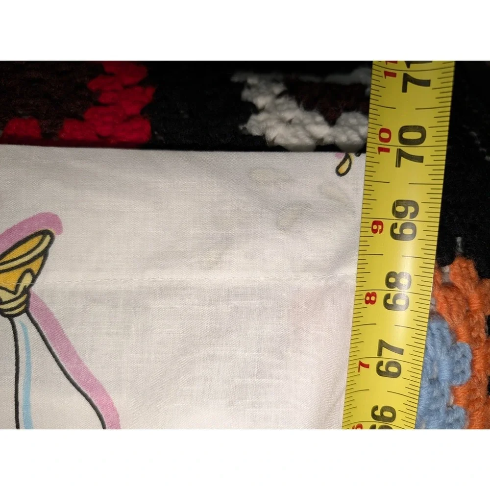 Disney Beauty and the Beast Tea Cup Vintage 2 Piece Crib Size Fitted & Sheet Set